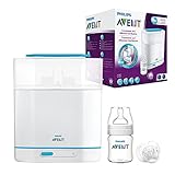 Philips Avent SCF285/02 elektrischer 3-in-1 Sterilisator inklusiv 1x...