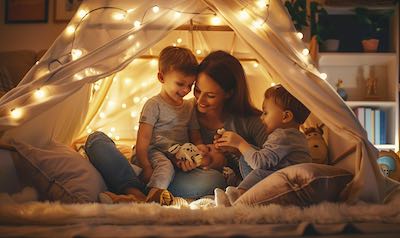 regenwetter kinder wohnzimmer deckenhöhle