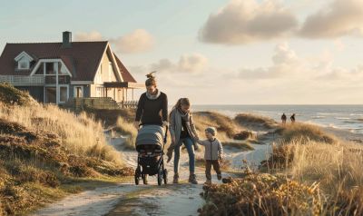 familienurlaub mit baby an der daenischen kueste
