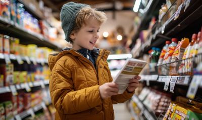 leseuebungen fuer erstklaessler im supermarkt einkaufsliste lesen