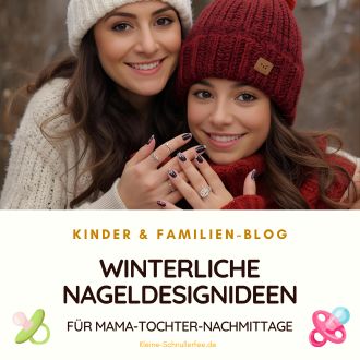 Winterliche Nageldesignideen für Mama-Tochter-Nachmittage